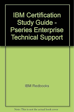 ibm certification study guide pseries enterprise technical support 1st edition ibm redbooks 073849836x,