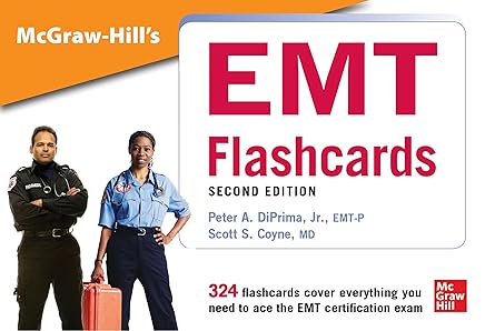 mcgraw hills emt flashcards 1st edition peter a diprima ,scott s coyne 1260457745, 978-1260457742