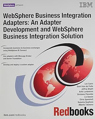 websphere business integration adapters an adapter development and websphere business integration solution