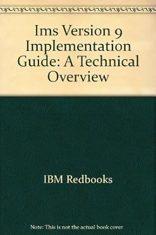 ims version 9 implementation guide a technical overview 1st edition ibm redbooks ,jouko jantti 0738491578,