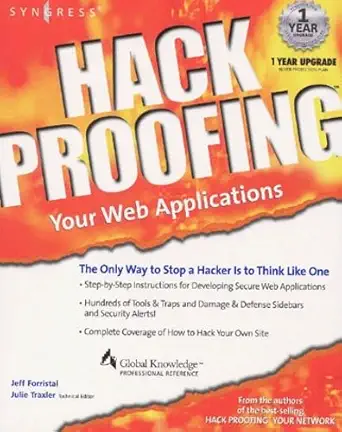 hack proofing your web applications 1st edition syngress ,jeff forristal 1928994318, 978-1928994312