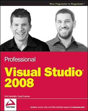 professional visual studio 2008 1st edition nick randolph ,david gardner 0470229888, 978-0470229880
