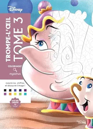 coloriages mysta res disney trompe loeil tome 3 1st edition euga c nie varone 2019452391, 978-2019452391