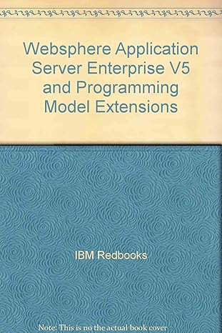 websphere application server enterprise v5 and programming model extensions 1st edition ibm redbooks