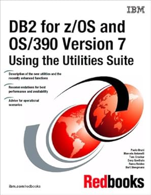db2 for z/os and os/390 version 7 using the utilities suite ibm international technical support organization