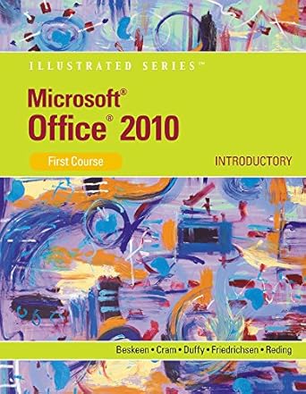 bundle microsoft office 2010 illustrated introductory first course + dvd microsoft office 2010 illustrated