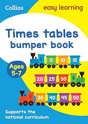 times tables bumper book ages 5 7 1st edition collins uk 0008151482, 978-0008151485