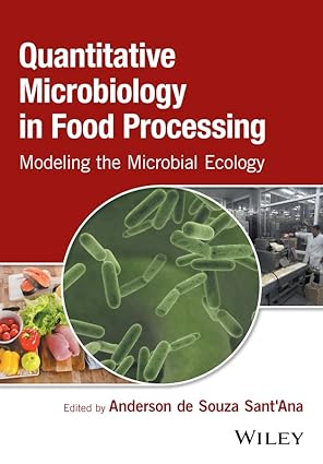quantitative microbiology in food processing modeling the microbial ecology 1st edition anderson de souza