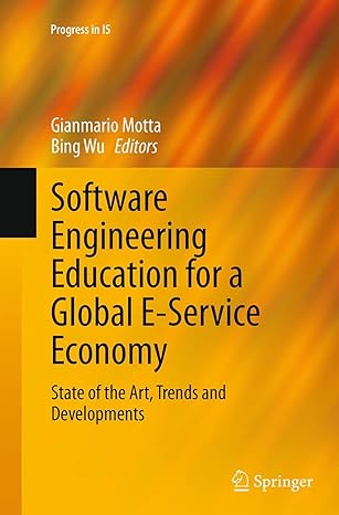 software engineering education for a global e service economy state of the art trends and developments 1st