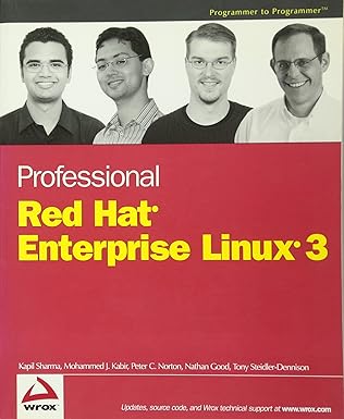 professional red hat enterprise linux 3 1st edition kapil sharma ,mohammed j kabir ,peter c norton ,nathan