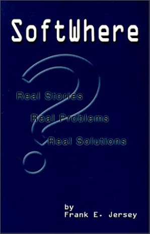 softwhere 1st edition frank e jersey 1886699364, 978-1886699366