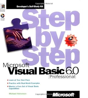 microsofta visual basica professional 6 0 step by step 1st edition michael halvorson 1572318090,