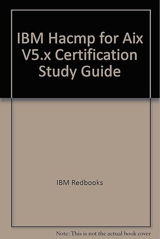ibm hacmp for aix v5 x certification study guide 1st edition ibm redbooks 0738490776, 978-0738490779