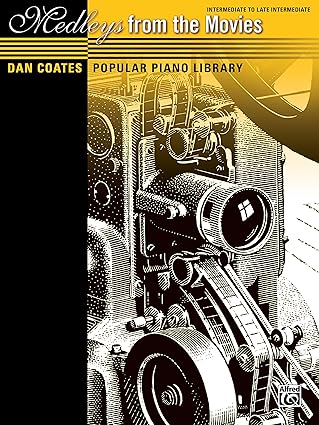 dan coates popular piano library medleys from the movies 1st edition dan coates 0739088998, 978-0739088999