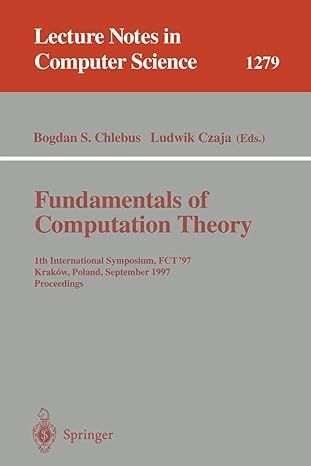 fundamentals of computation theory 11th international symposium fct 97 krakow poland september 1 3 1997
