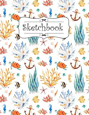 sketchbook large book sea animals cover for painting drawing sketching sea animals lovers 1st edition emely