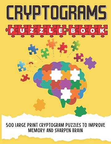 cryptograms puzzle books for adults cryptogram puzzle books for adults to improve memory and sharpen brain