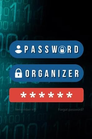 password organizer simple pocket size log book with alphabetical tabs a z to keep and track your password