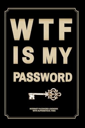 gag gifts funny adult password keeper logbook for internet account unisex presents for christmas white