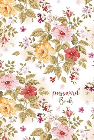 password book with alphabetical tabs large print password keeper logbook with alphabetized tabbed pages 6x9