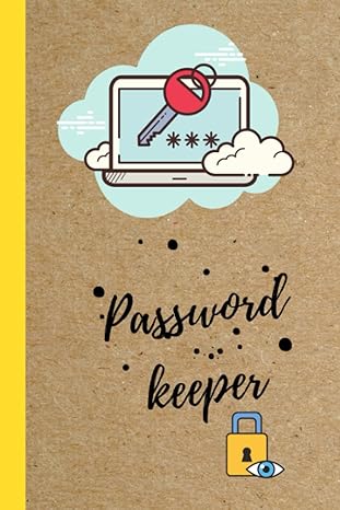 password keeper small address book with tabs for internet usernames passwords websites personal long in