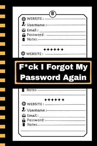 f ck i forgot my password again password book with alphabetical tabs funny organizer for usernames logins