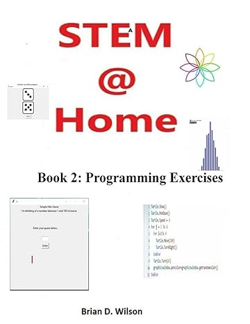 stem home book 2 programming exercises 1st edition brian d wilson 979-8667377870
