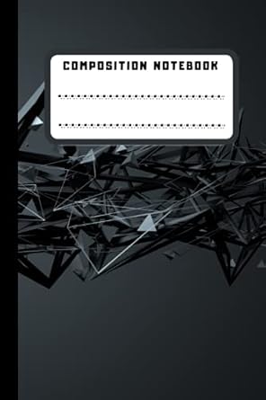 composition notebook abstract wide ruled lined pages for teens back to school college 1st edition lucas white