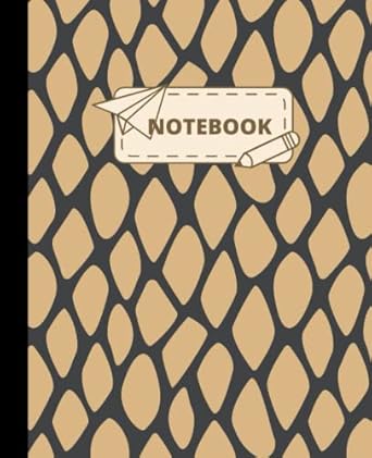 abstract notebook composition notebook college ruled reptile animal print abstract seamless pattern wide