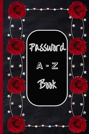 a z password book address book with alphabetical tabs for women seniors i password organizer i small password