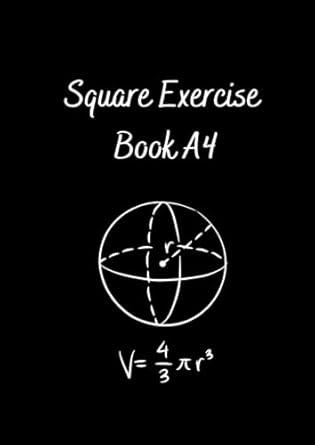 square exercise book a4 paper notebook for mathematics engineering science graph writing pad 1st edition