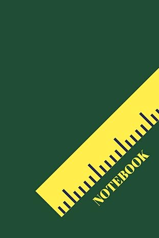 notebook squared 120 pages 6 x 9 inches dark green and yellow cover 1st edition anila tracking thoughts