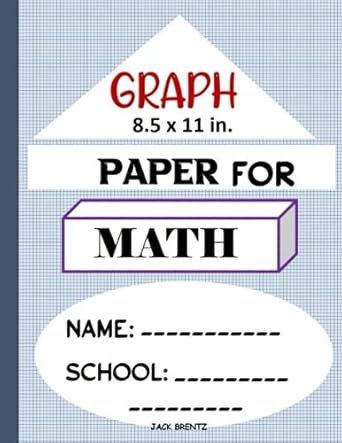graph paper for math quad ruled graph paper pad gridded sketch book algebra compositon multiplication grid