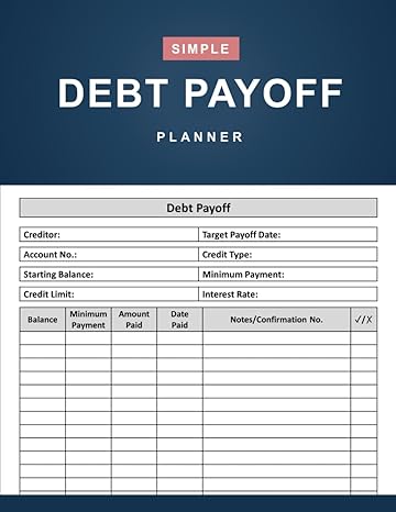 debt payoff planner simple debt payoff tracker that helps you control your financial situation and pay off