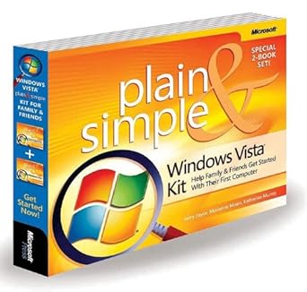 windows vista plain and simple kit help family and friends get started with their first computer 28217th