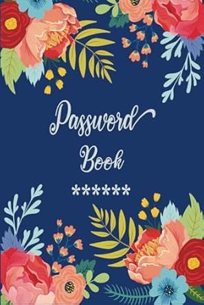 password book personal internet and password keeper and organizer for usernames logins and web addresses