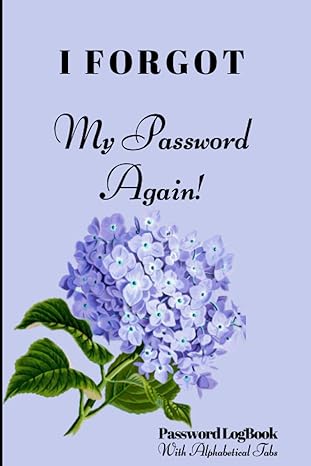 gifts for older moms who have everything password book alphabetical with tabs large print and purple flowers