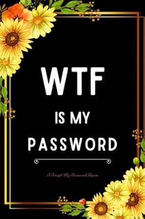 i forgot my password again email address and password book alphabetical a z tabs organizer keeper funny gag