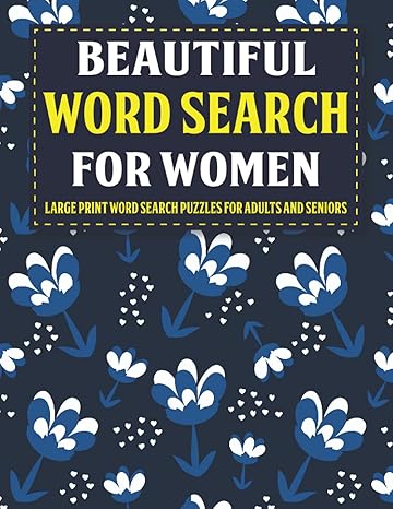beautiful word search for women large print word search puzzles for adults and seniors brain games for adults