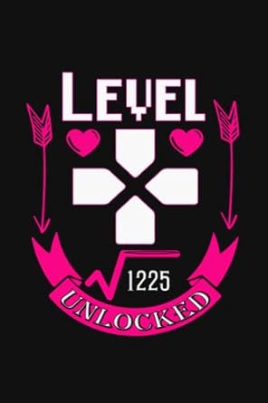 level 35 unlocked vintage notebook square root of 1225/happy 35th birthday gifts for gamers math teachers