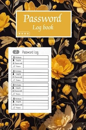 internet password book password keeper book 6 9 inches with plank pages to write notes 1st edition