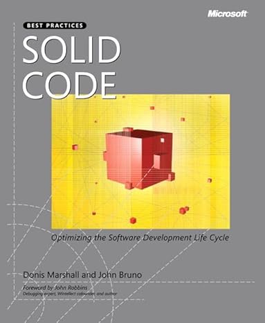 solid code 1st edition donis marshall ,john bruno 0735625921, 978-0735625921
