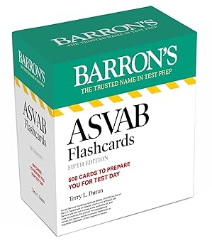 asvab flashcards   500 cards with up to date practice 1st edition barron\\\\\\\'s educational series ,terry l