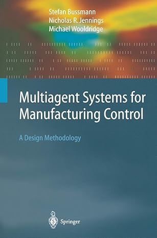 multiagent systems for manufacturing control a design methodology 1st edition stefan bussmann ,nicolas r