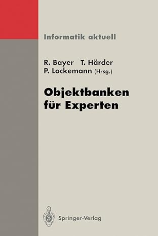 objektbanken fa 1/4r experten kolloquium stuttgart 12 /13 oktober 1992 1st edition r bayer ,t ha rder ,p