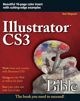 illustrator cs3 bible 1st edition ted alspach 0470126345, 978-0470126349