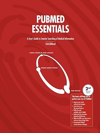 pubmed essentials 1st edition bengt edhlund 1411688406, 978-1411688407