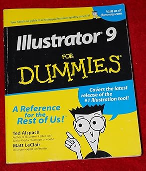 illustrator 9 for dummies 1st edition ted alspach ,matt leclair 0764506684, 978-0764506680