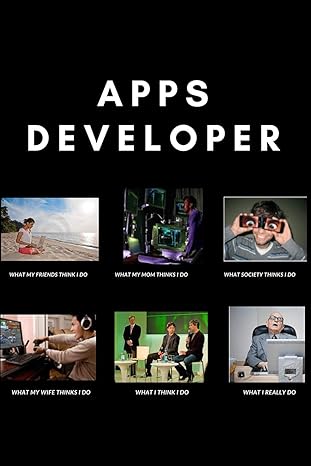 apps developer funny developer dot grid notebook gift idea for programmer 120 pages hilarious gag present 1st