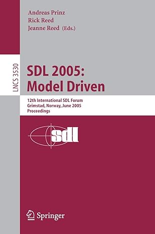 sdl 2005 model driven 12th international sdl forum grimstad norway june 20 23 2005 proceedings 1st edition